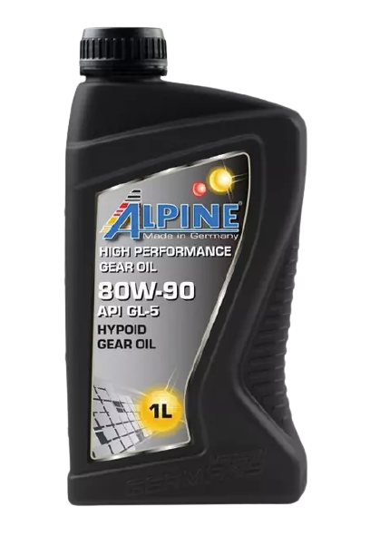 Трансмиссионное масло ALPINE Gear Oil 80W90 GL-5, 1л